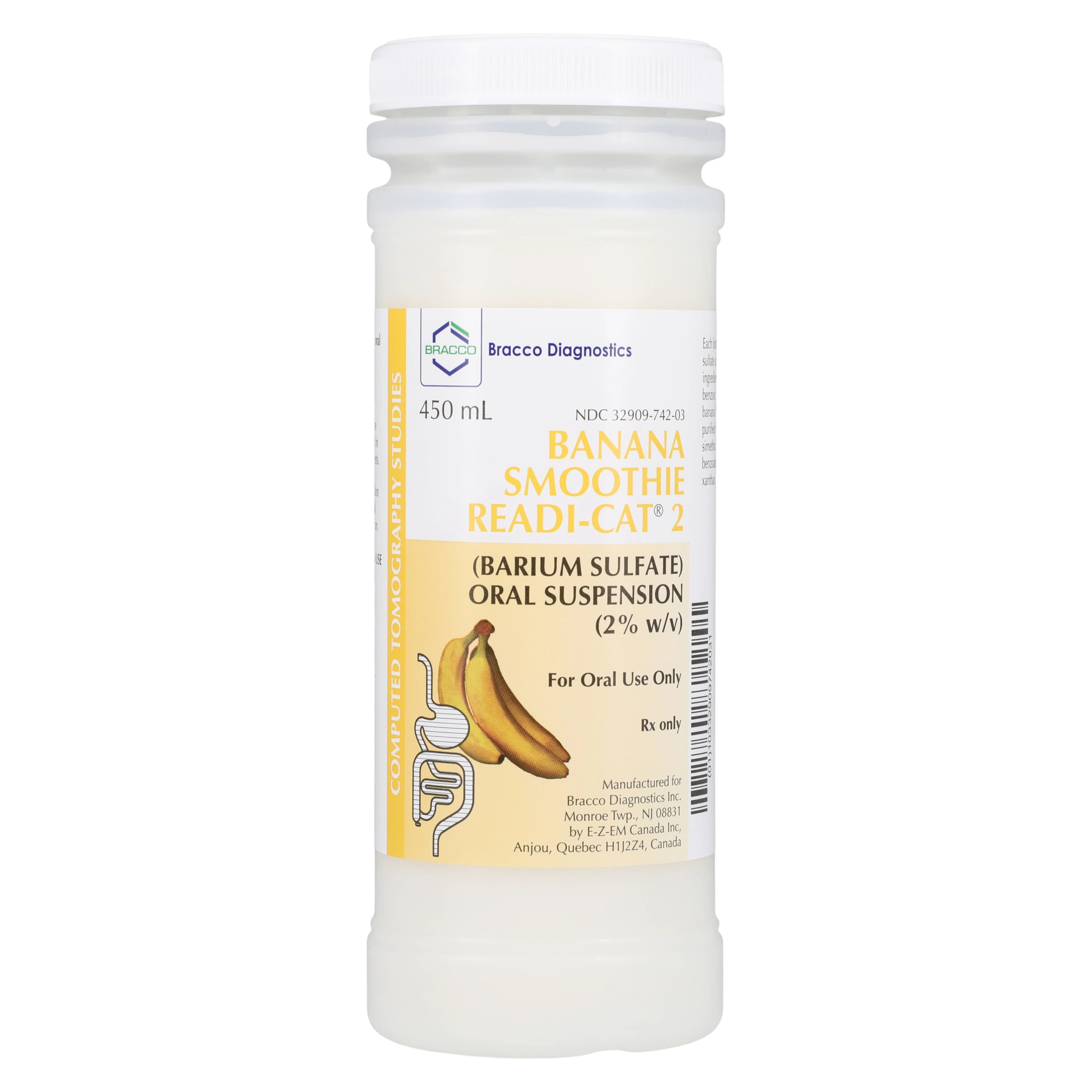 Readi-Cat 2 Smoothie Oral Suspension 2% Banana Flavor, 450 mL Bottle, 12/Package thumbnail 2