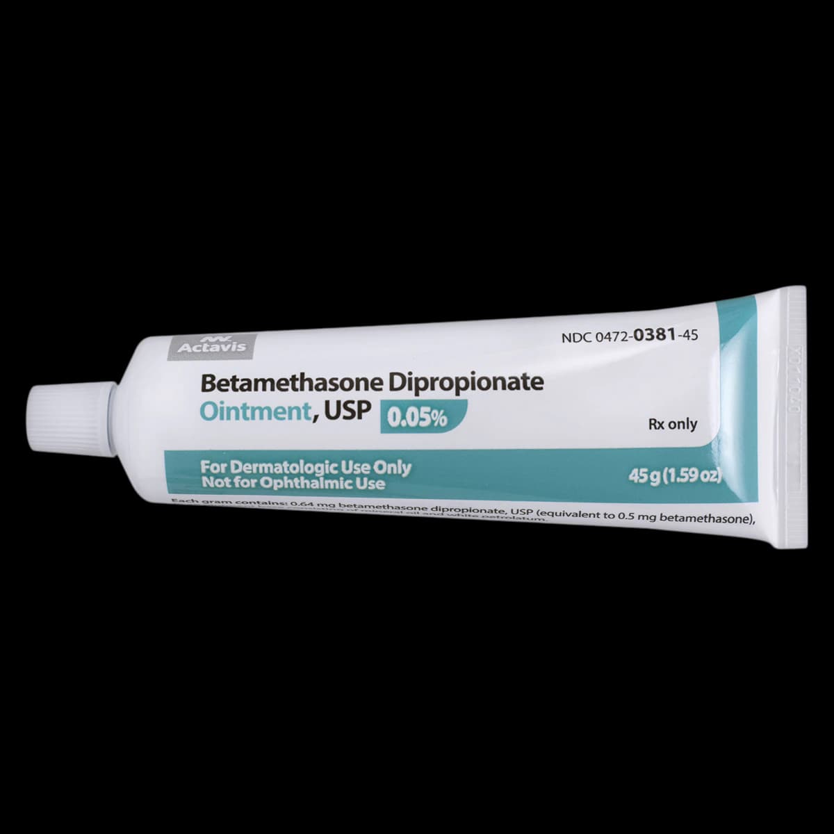 Betamethasone Dipropionate Topical Ointment 0.05%, 45g Tube, Teva Pharmaceuticals - Betamethasone Dip Ointment - Image 1