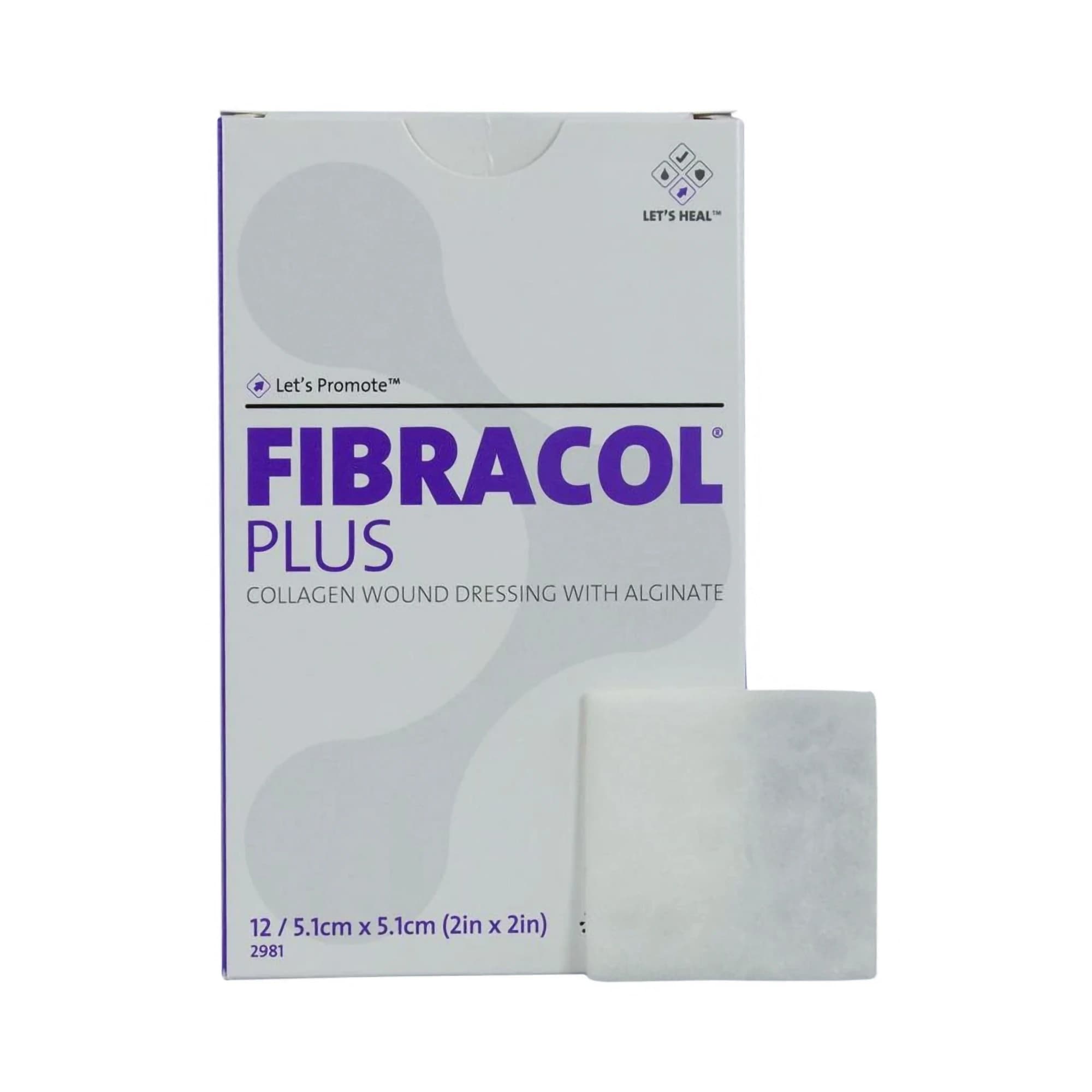 Fibracol+ Collagen Dressing, 2" x 2" thumbnail 2