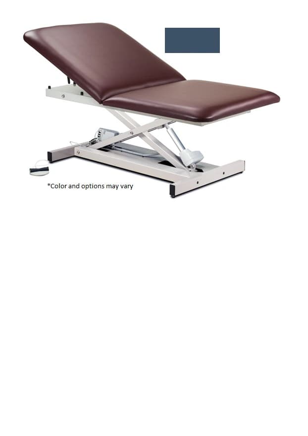 Clinton Industries Bariatric Hi/Lo Exam Table, Royal Blue, 34" Height, 600 lb Capacity - Table Exam Hi/Lo34" Royal Blue - Image 1