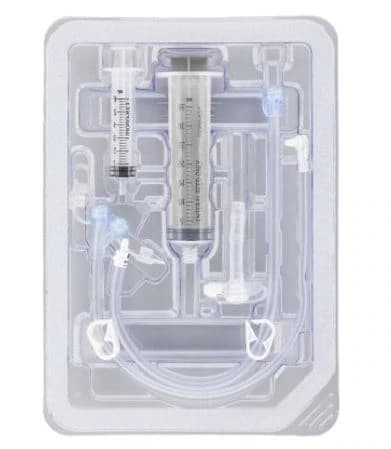 MIC-KEY Gastrostomy Feeding Tube, 20Fr, 2.3cm, with Connectors - Tube Feeding Extension Gastro - Image 1
