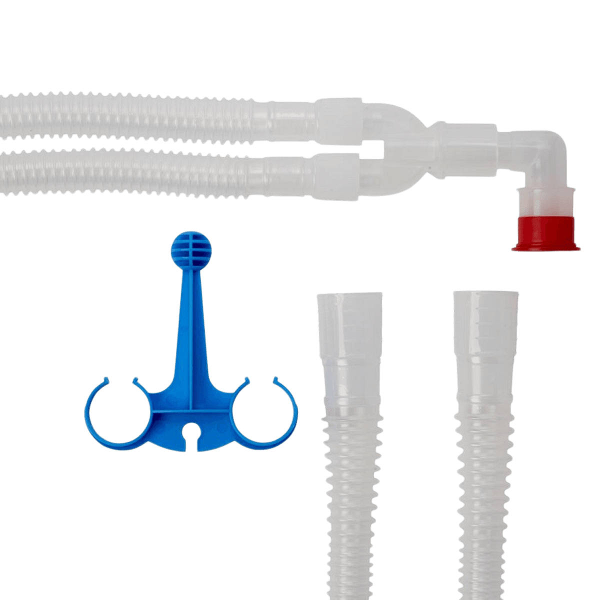 Medline Pediatric Ventilator Circuit with Parallel Wye, Non-Heated, 20/Case - Circuit Ventilator Nonheated - Image 1