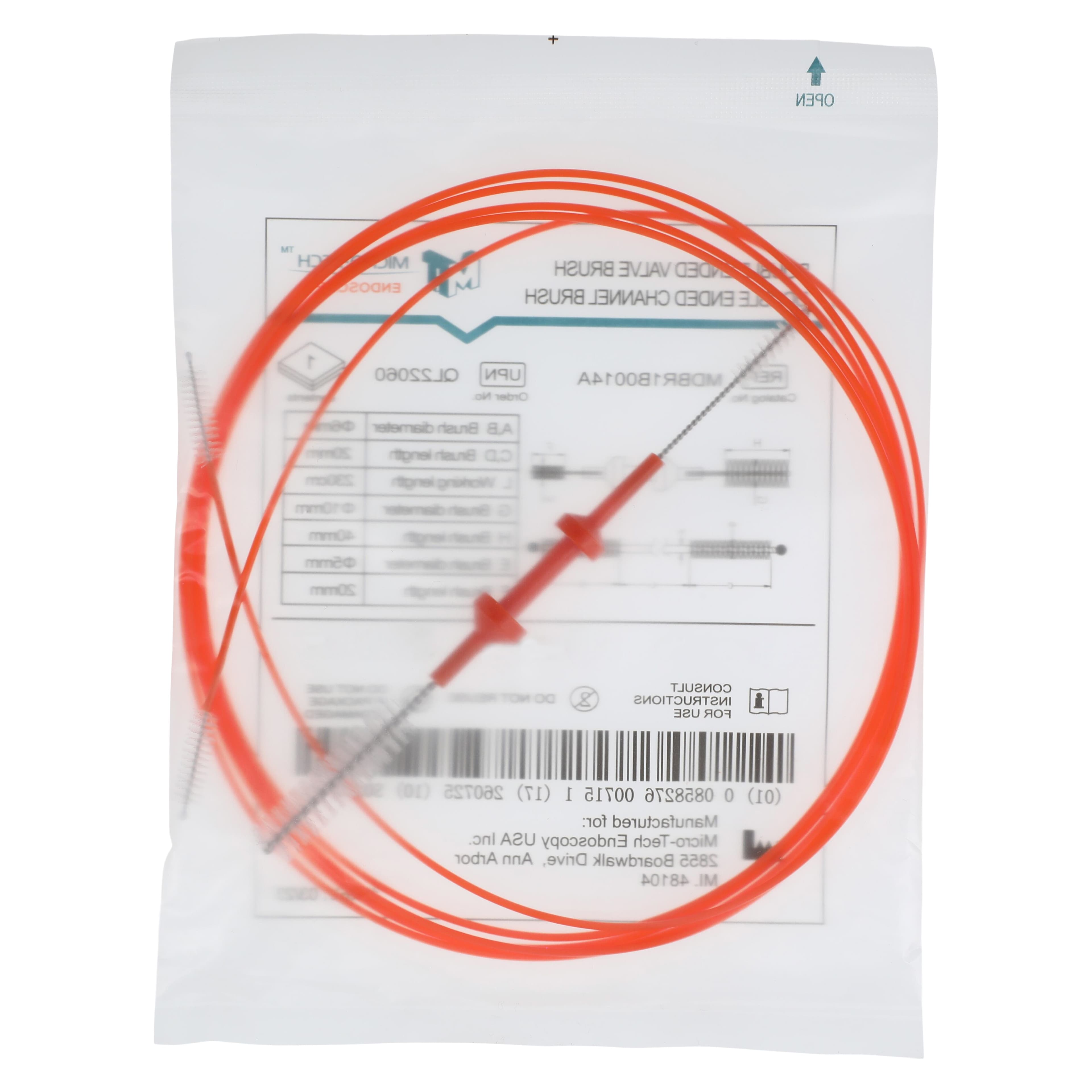 Micro-Tech Endoscopy Double Channel & Valve Brush, Single-Use, 500/Case thumbnail 3
