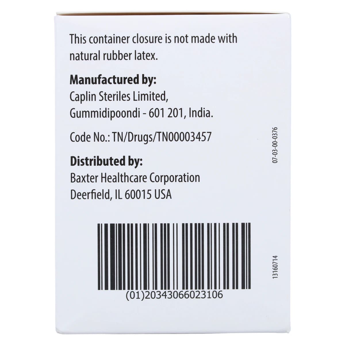 Ropivacaine HCl Injection 0.5% (5 mg/mL), Preservative-Free, Single-Dose Vial, 30 mL, 10/Package thumbnail 6