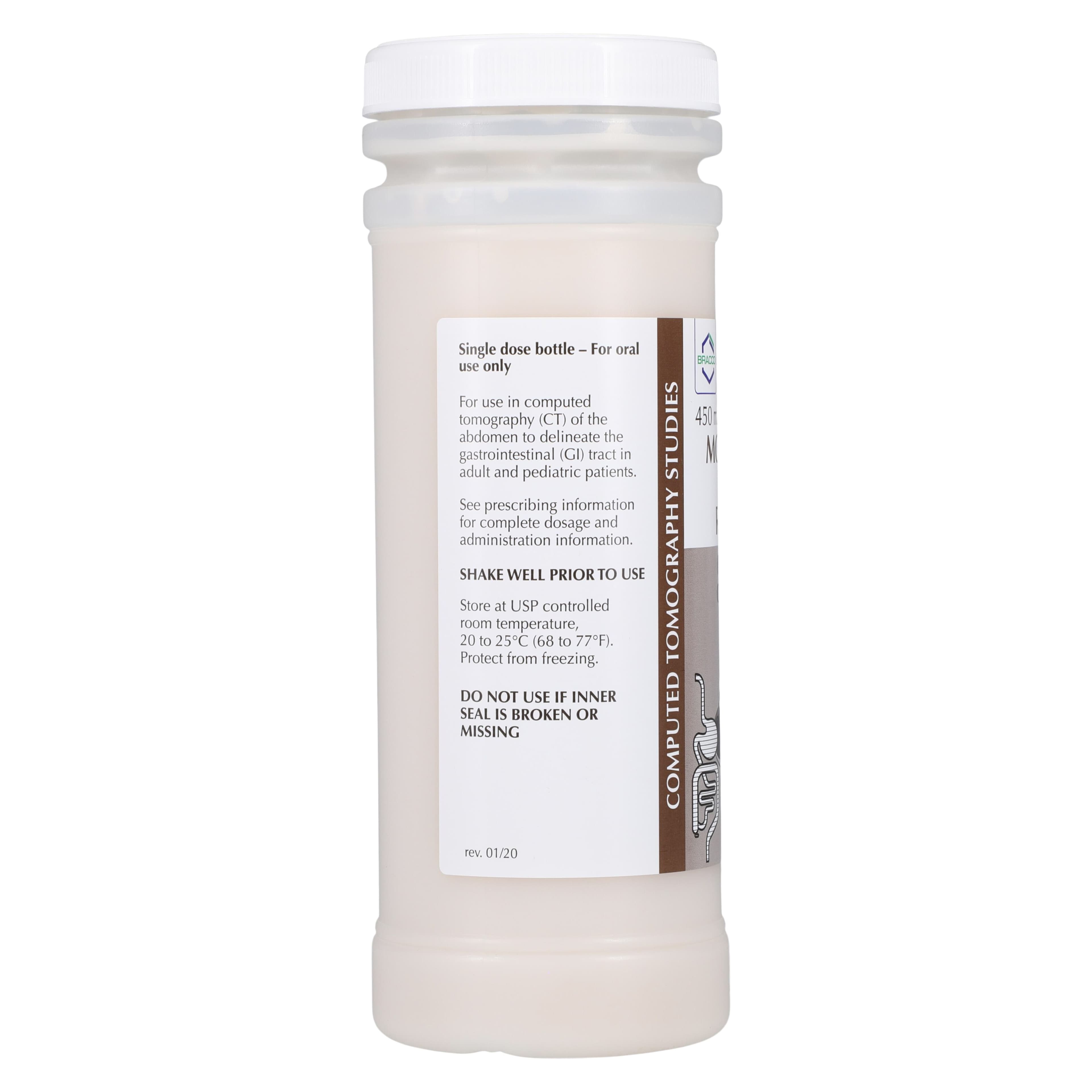Readi-Cat 2 Smoothie Oral Suspension 2% Barium Sulfate, Mochaccino Flavor, 450 mL Bottle, 12/Package thumbnail 3