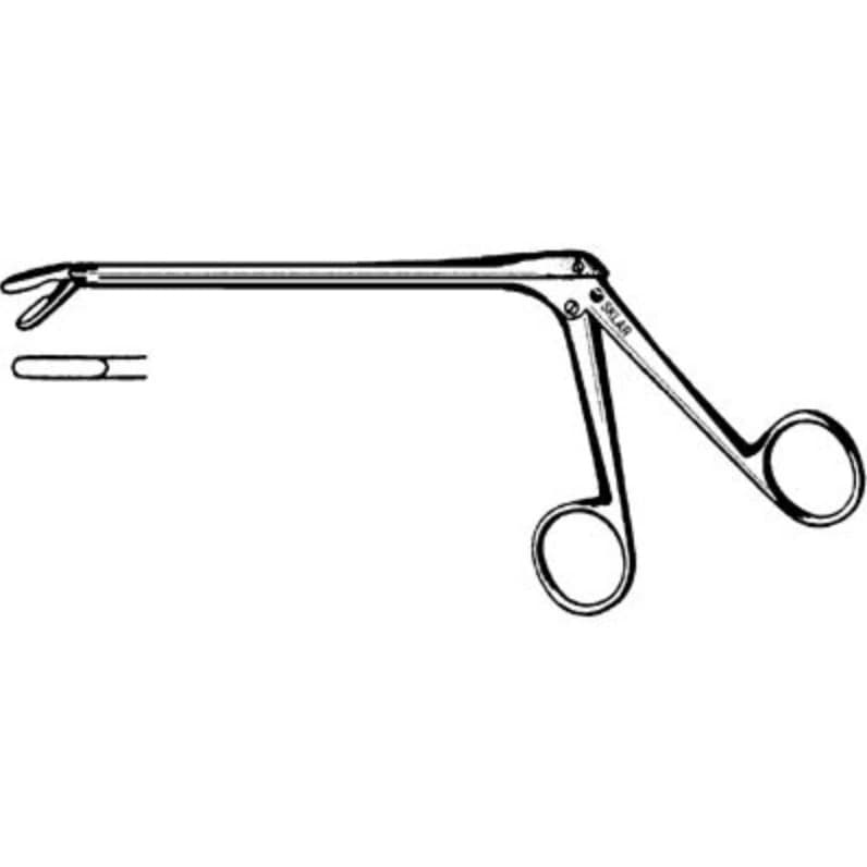 Sklar Cushing Intervertebral Disc Rongeur, Angled Down, 7" - Rongeur IVD Cushing 7" - Image 1