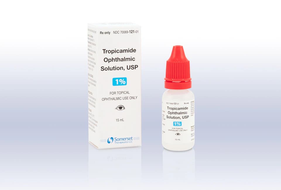 Tropicamide Ophthalmic Solution 1%, 15 mL Bottle, Somerset Pharma LLC - Tropicamide Ophthalmic Solu - Image 1