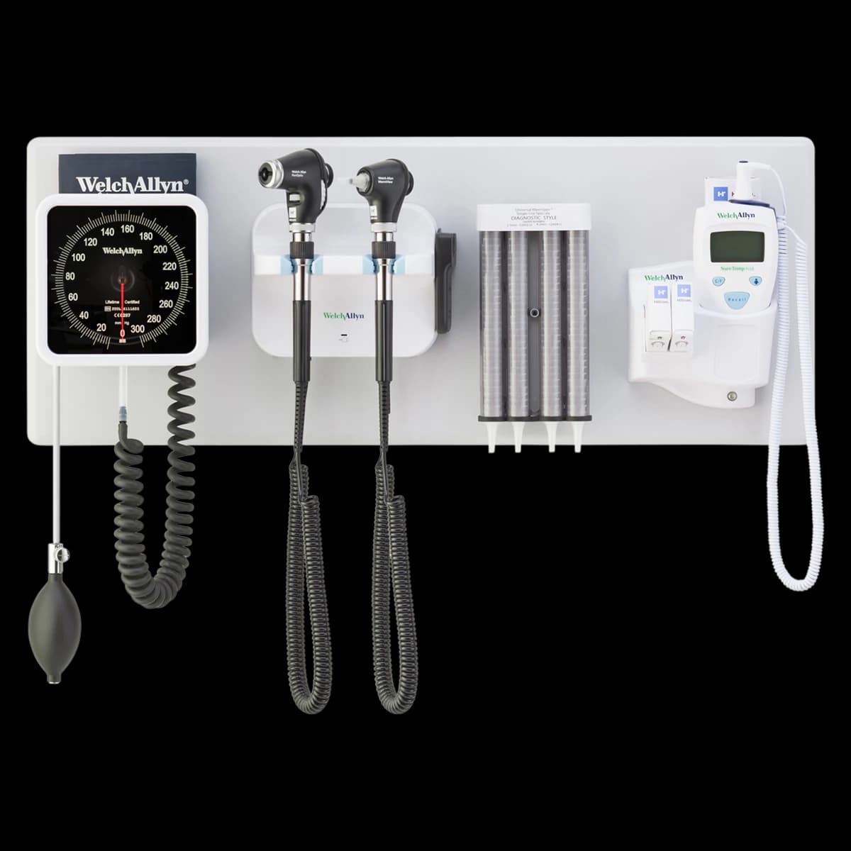 Welch Allyn Integrated Wall System with Otoscope for iExaminer - Wall Sys w Oto f/iExamin - Image 1