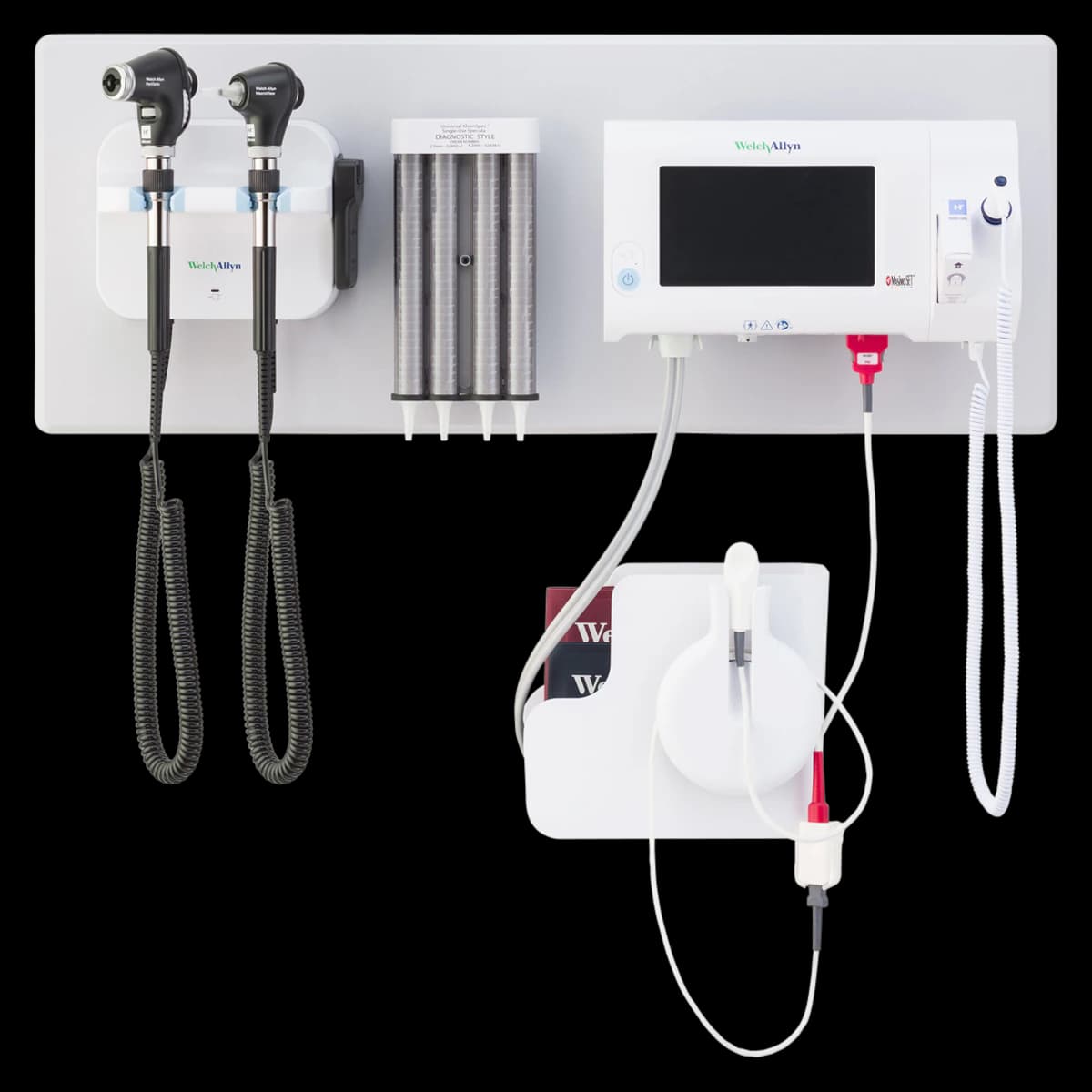 Welch Allyn GS 777 Integrated Wall System for CSM with PanOptic Ophthalmoscope - Wall Sys f/CSM w/PanOptic - Image 1