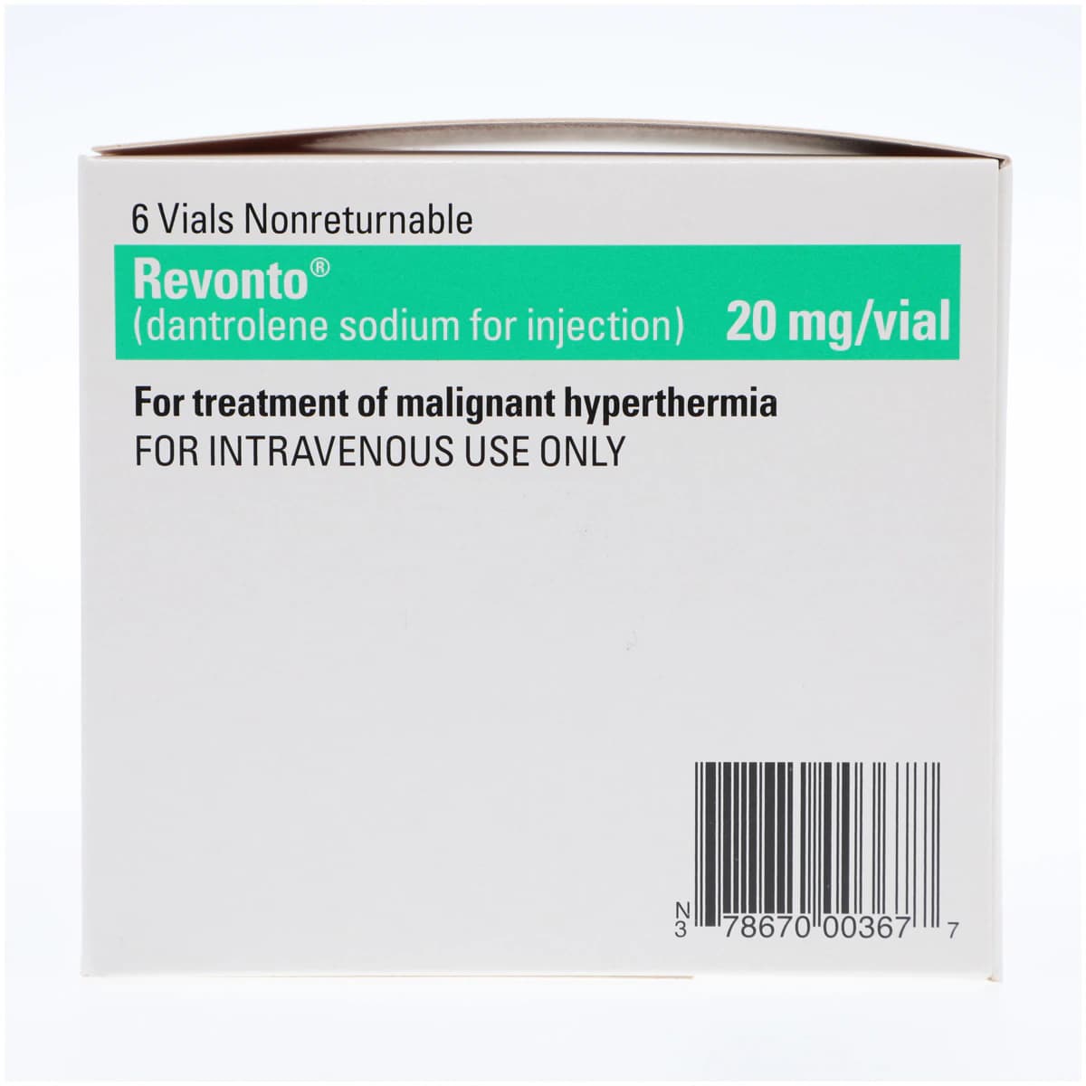 Revonto (Dantrolene) Injection 20mg Vial, 60mL, 6/Package thumbnail 4