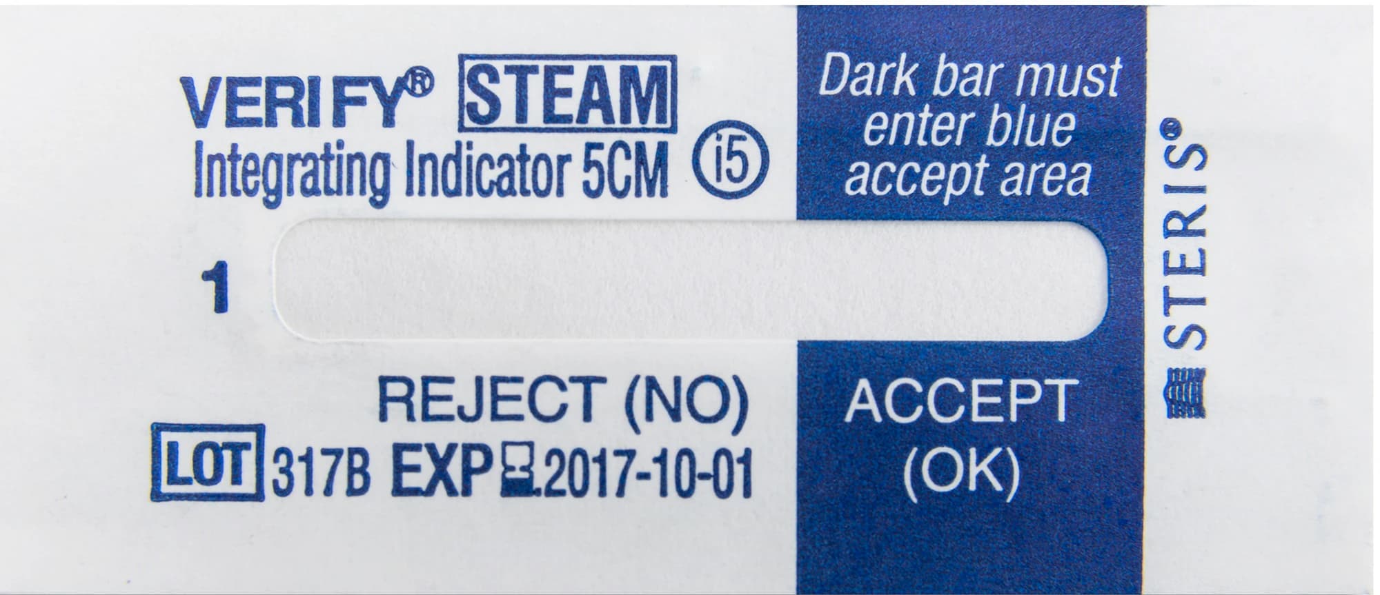 Steris Verify Steam Indicator Integrator Strips, 4 in x 0.75 in, 250/Package - Steam Indicator Integrator - Image 1