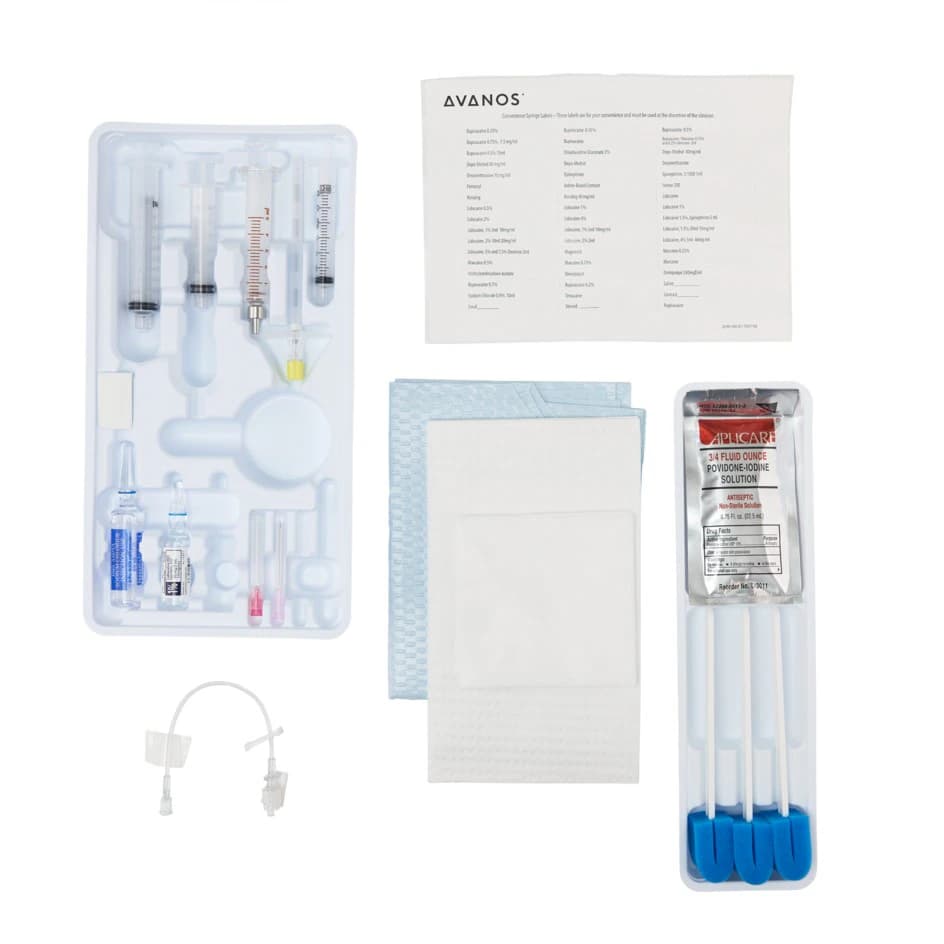 Avanos Medical Epidural Single Shot Tray - Tray Epidural Single Shot - Image 1
