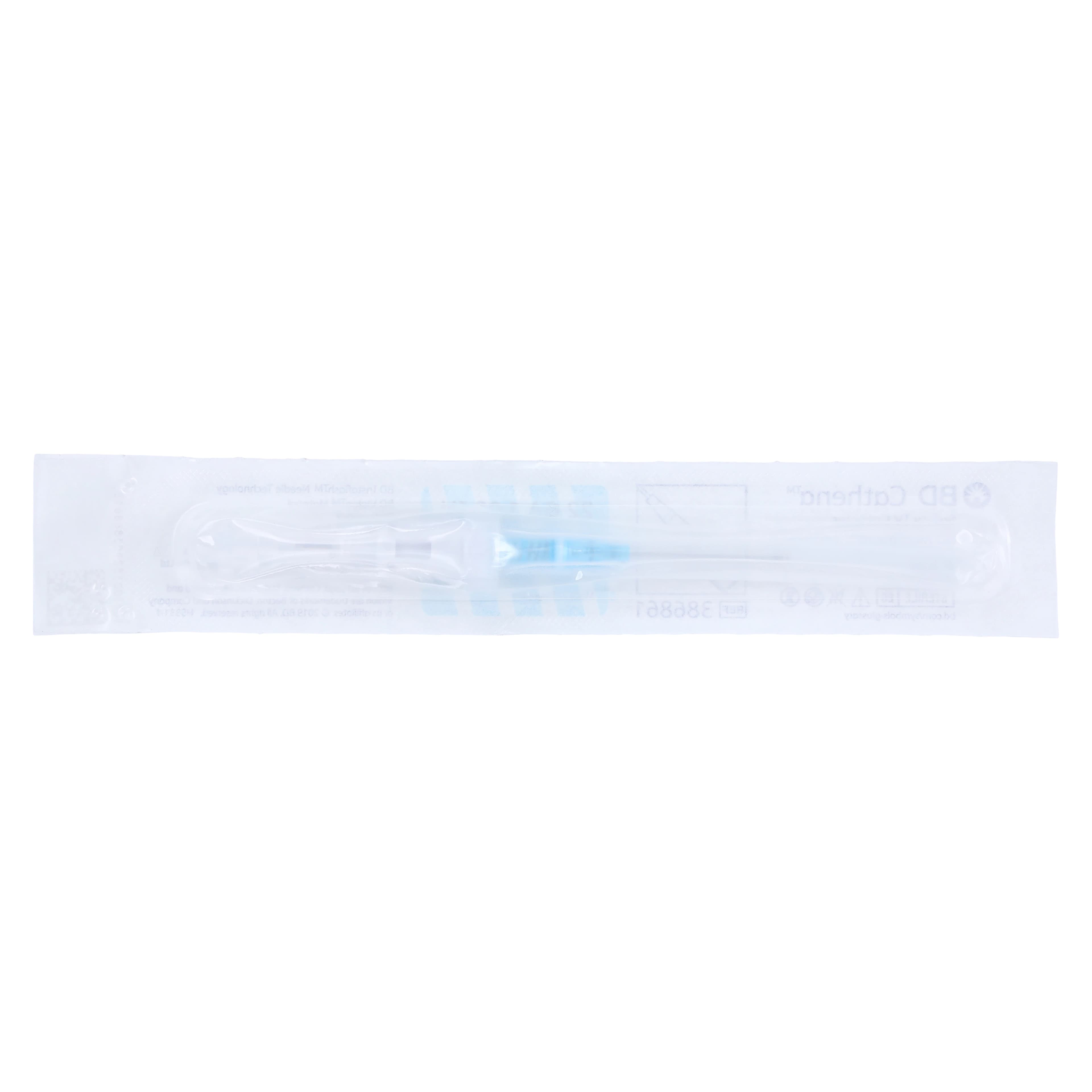BD Cathena Safety IV Catheter, 22 Gauge x 1", Blue, Shielded, 50/Box thumbnail 3