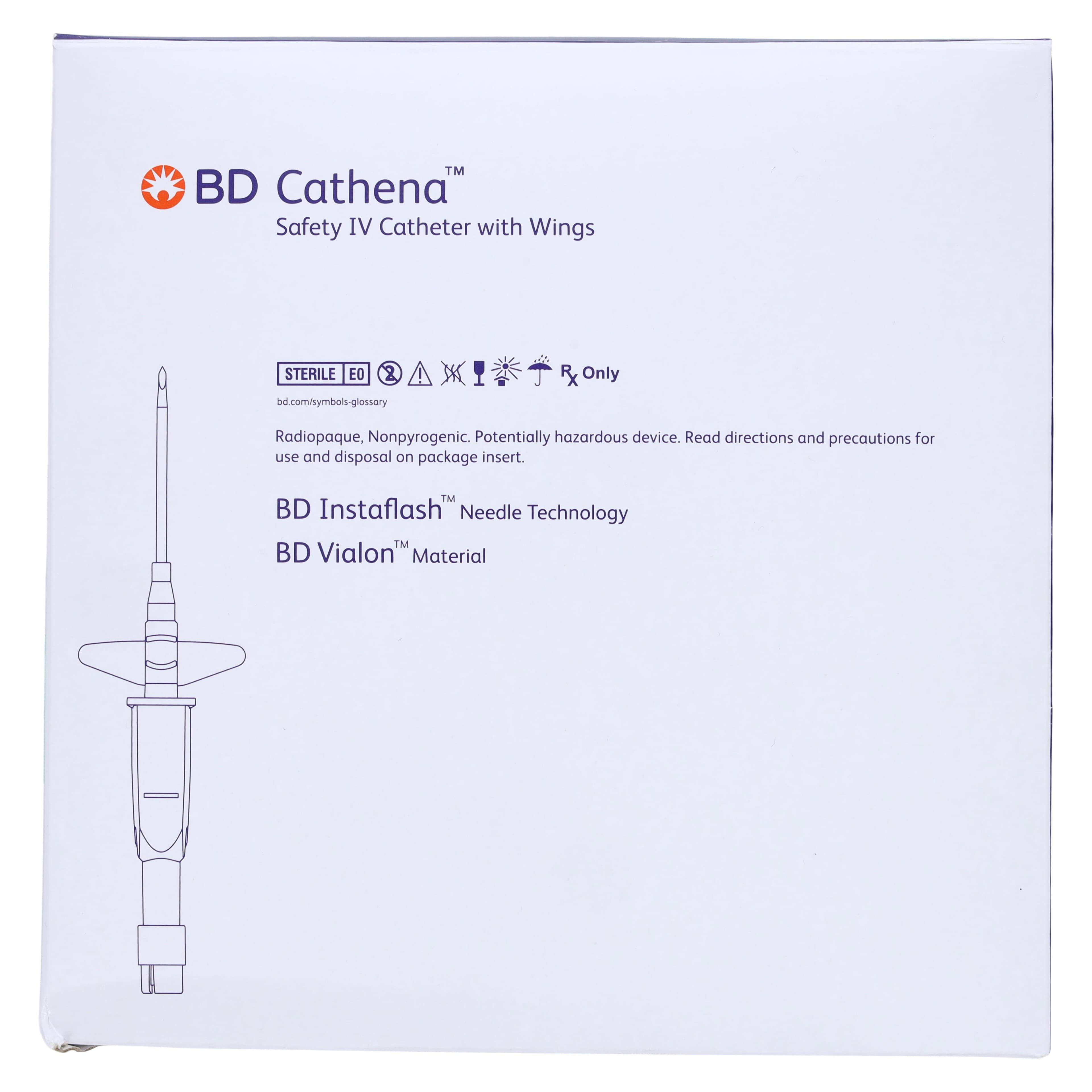 BD Cathena Safety IV Catheter, 18 Gauge, 2" Length, Green, Shielded, 30/Box thumbnail 3