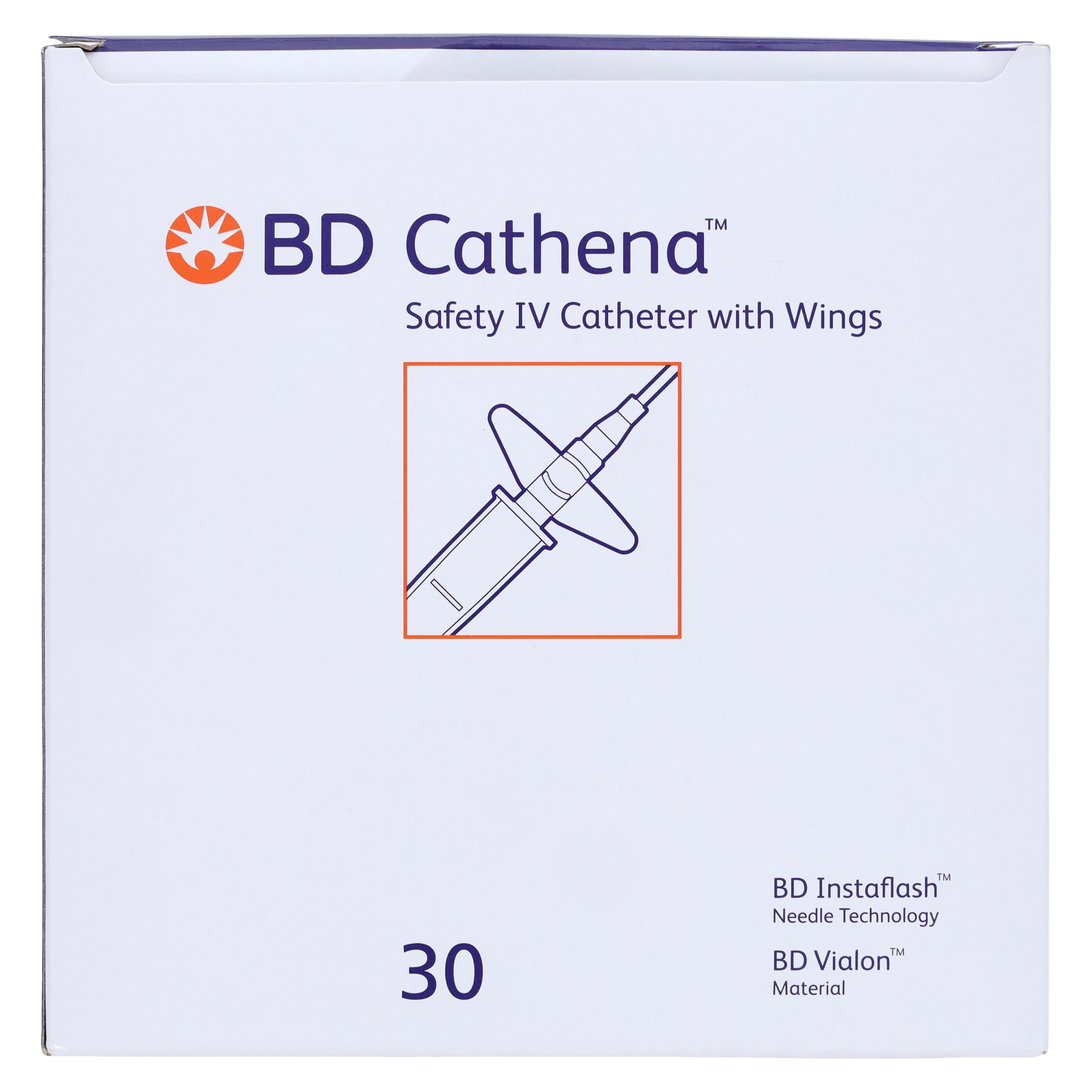 BD Cathena Safety IV Catheter, 18 Gauge, 2" Length, Green, Shielded, 30/Box thumbnail 4