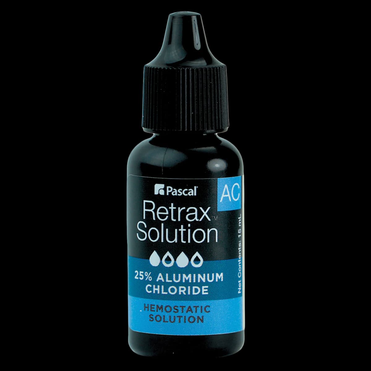 Retrax AC Solution 15mL, 25% Aluminum Chloride Hemostatic Solution, 15-630 - Retrax® AC Solution 15mL 25% Aluminum Chloride Solution - Image 1