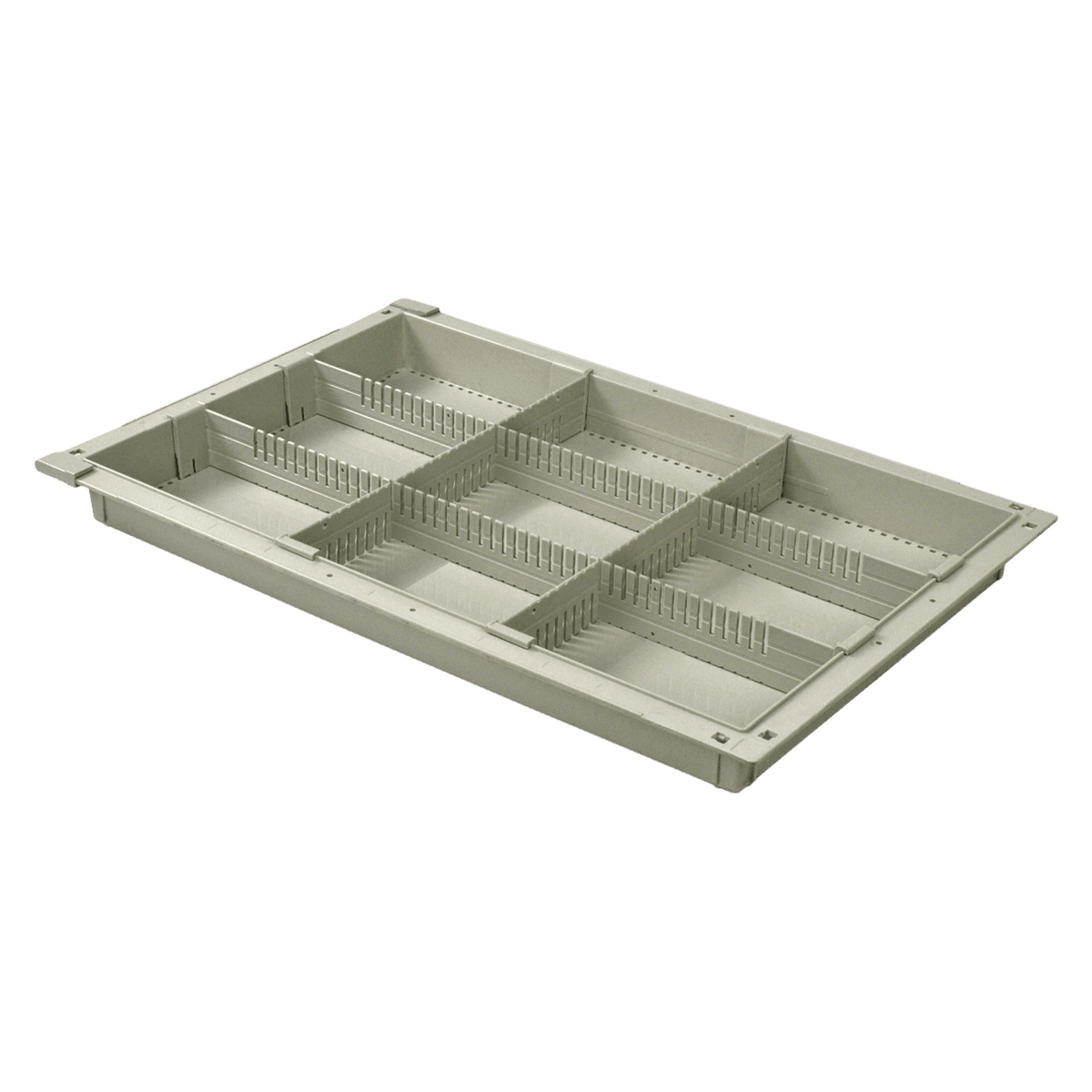 Harloff FlexModul Exchange Tray, 2" with Dividers - Tray Exchange 2" w/Dividers - Image 1