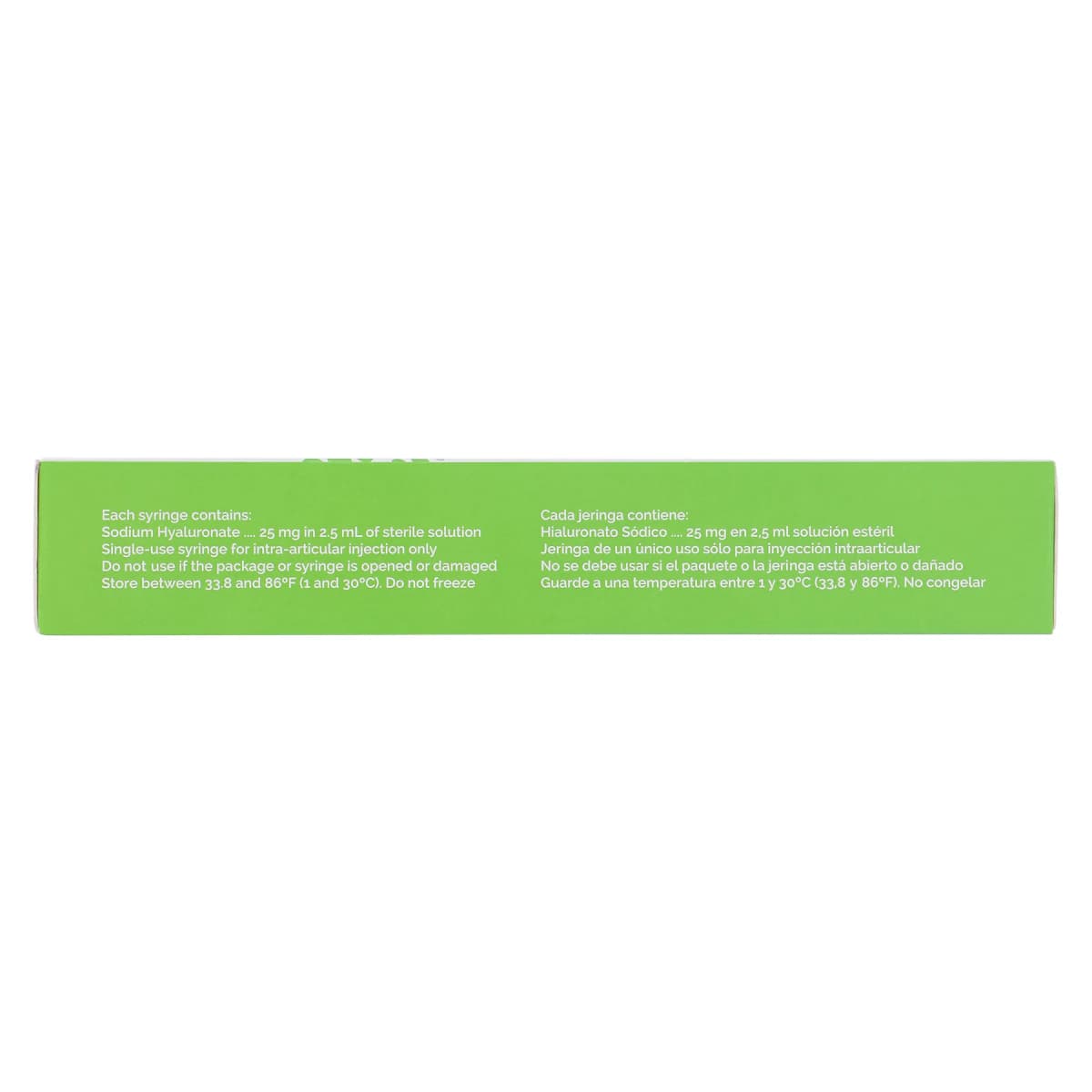 GenVisc 850 Prefilled Syringe, 10 mg/mL, 2.5 mL, Single-Use thumbnail 8