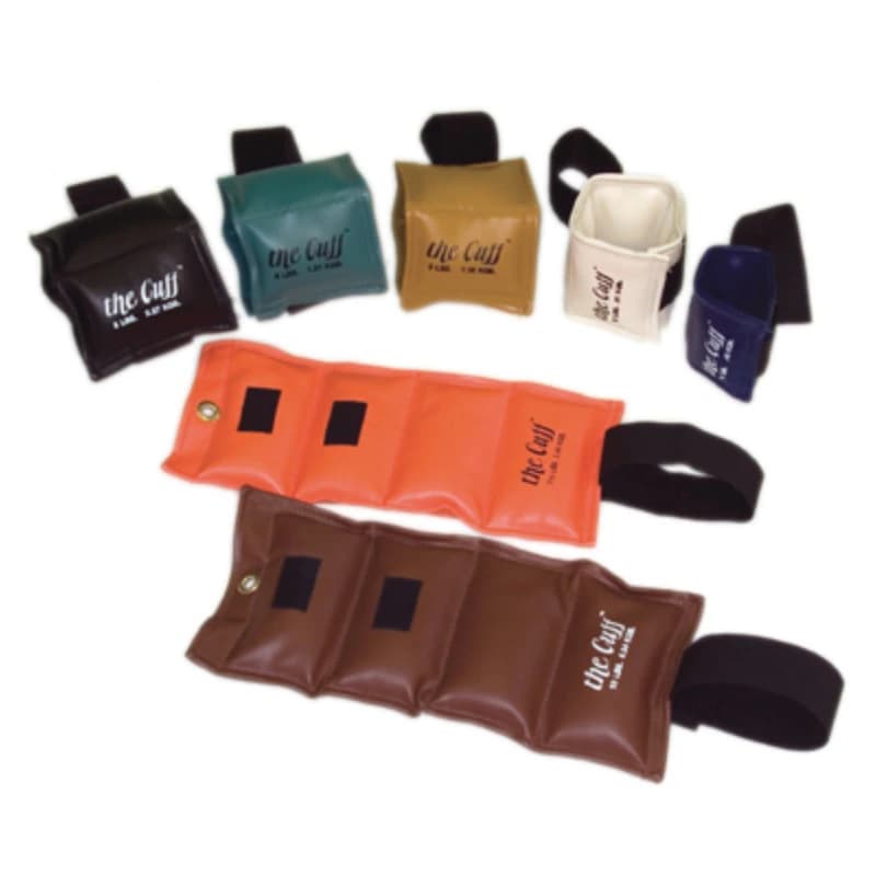 Fabrication Enterprises Deluxe Cuff Weight Set, 7 Piece, 0.3 lbs Each - Cuff Set Weight Deluxe 7 Piece - Image 1
