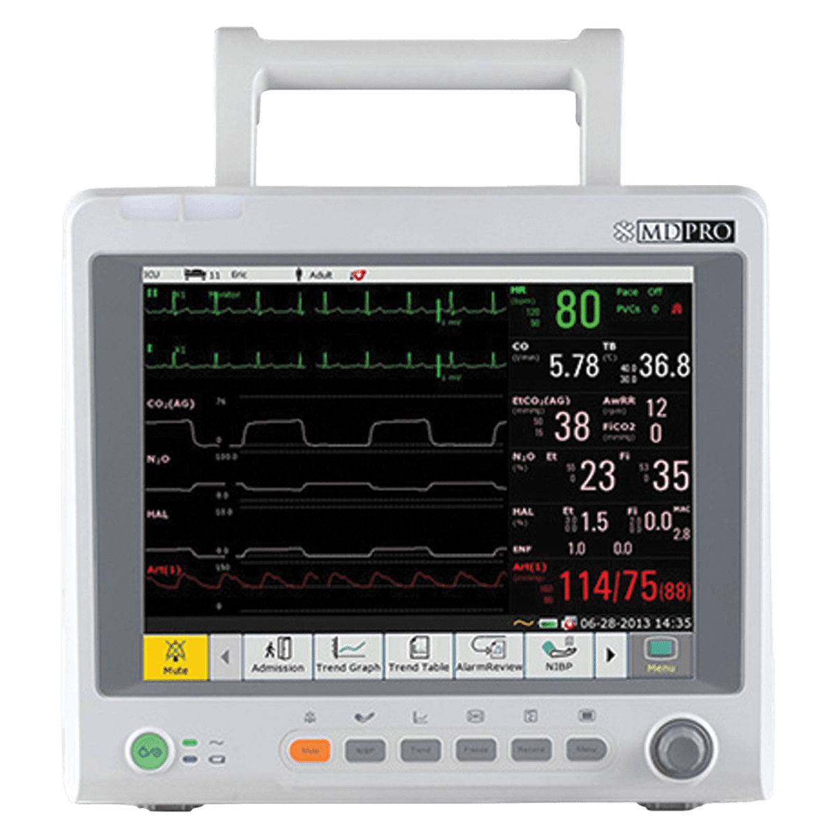 MDPro 4500 Patient Monitor with Touchscreen and WiFi (MTMC) - MDPro4500_Touch_WiFi.P - Image 1