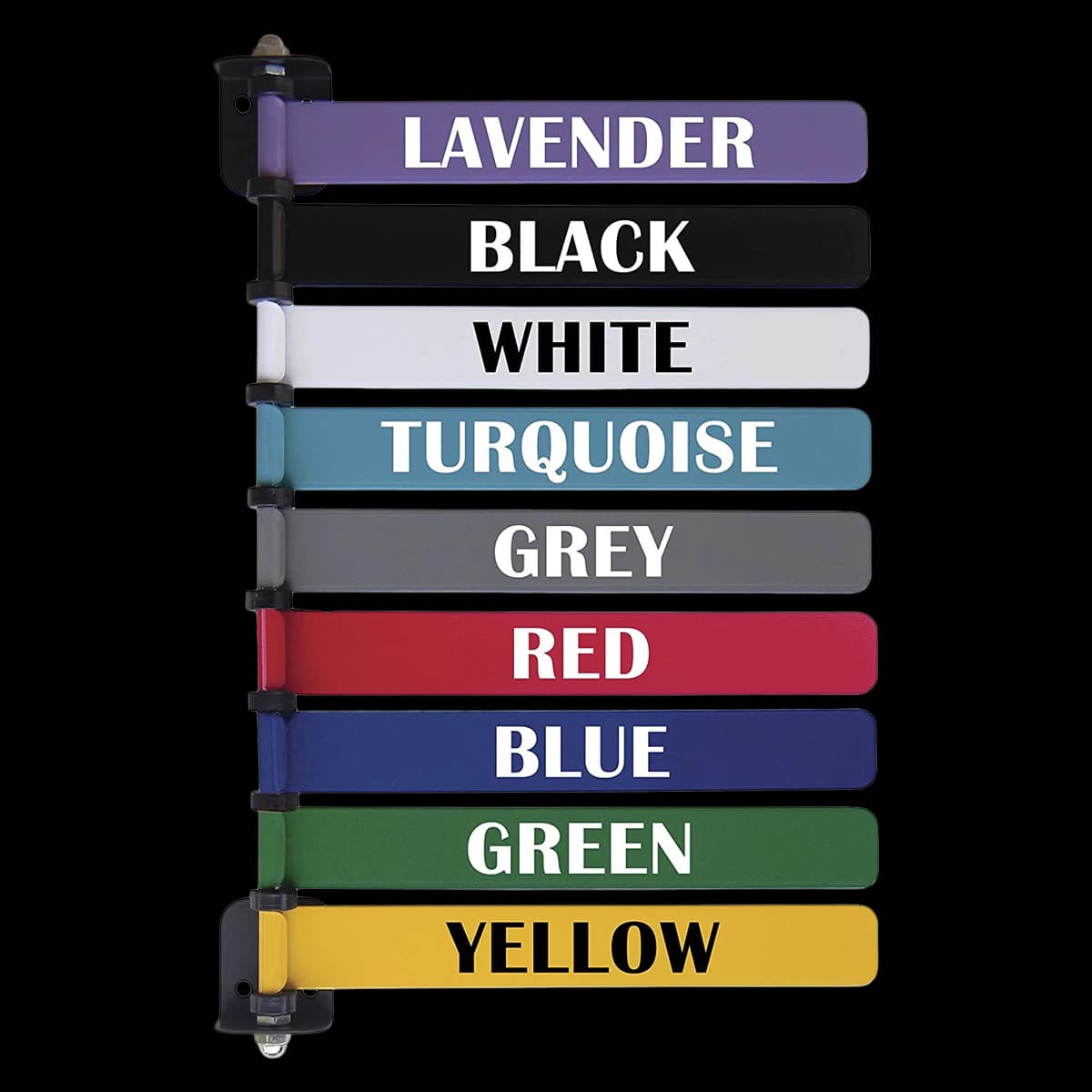 Omnimed Exam Room Flag System, Double Sided, 9 Colors (Green/Blue/Turquoise/Gray/Mauve/Red/Lavender/Orange/Yellow), Each - Flag System Exam Room Dbl Sd - Image 1