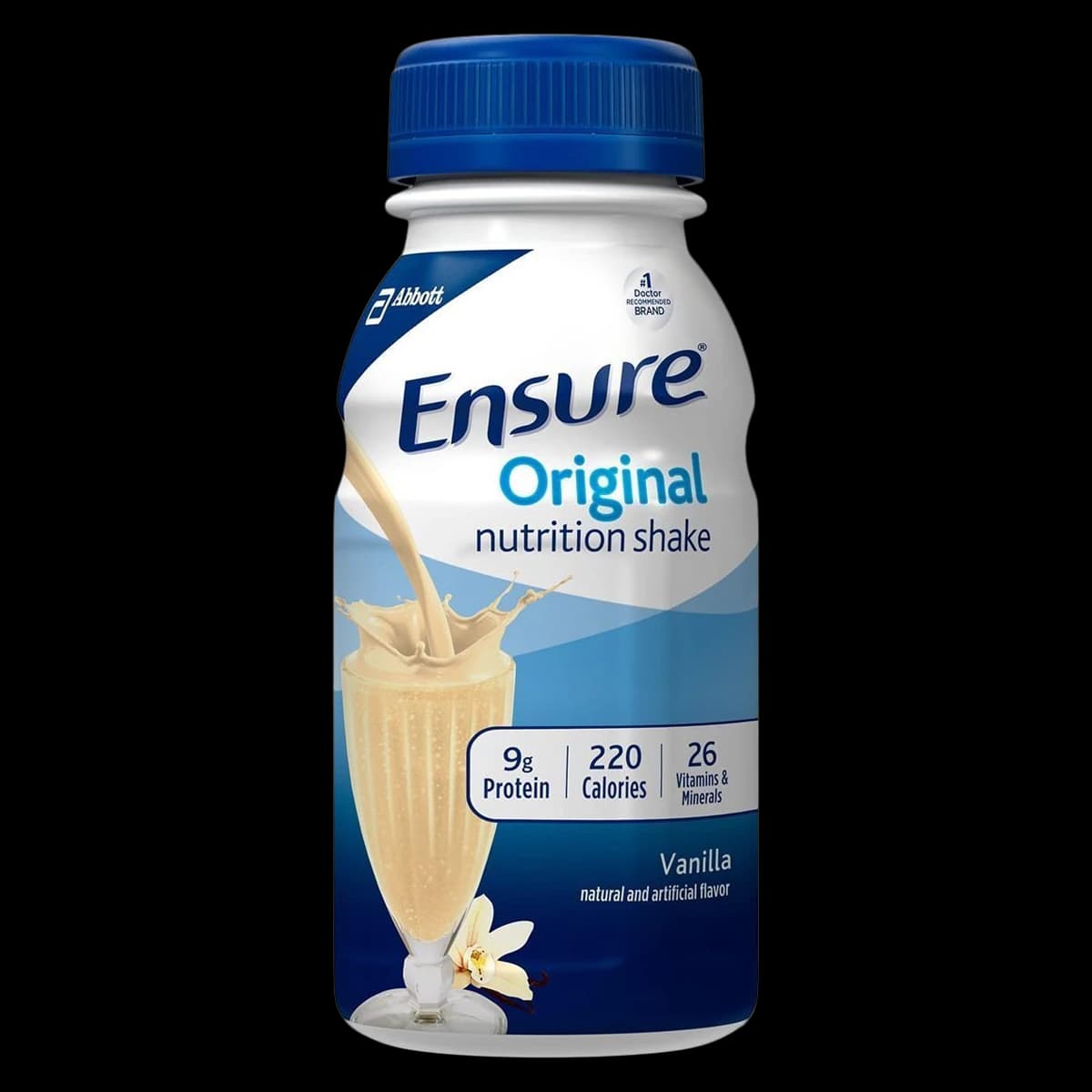 Ensure Nutrition Shake, Vanilla, 8 oz Bottle, 24/Case - Ensure Shake Vanilla RTL - Image 1