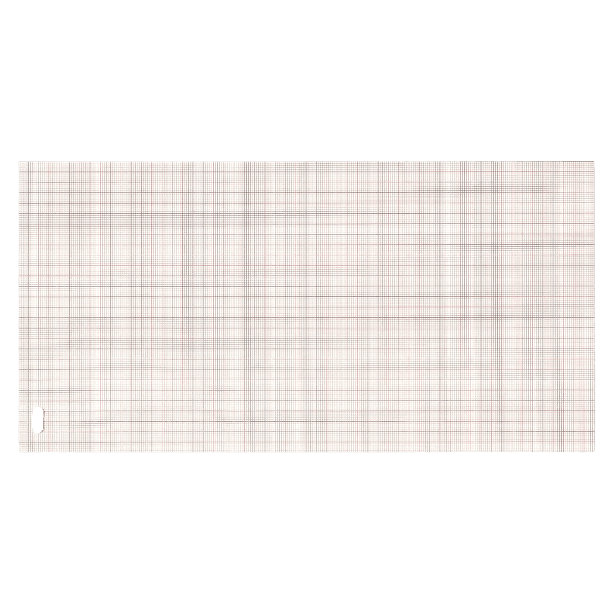 Nissha Medical Technology Media Chart Paper, Red Grid, Fan-Fold, 10/Case - Paper Media Chart Red Grid - Image 1