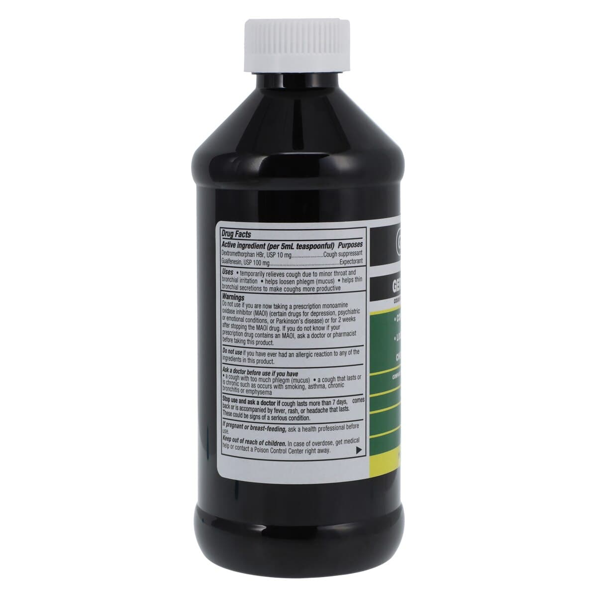 Geri-Care Guaifenesin DM Oral Syrup, 100/10 mg/5mL, 16 oz Bottle thumbnail 3