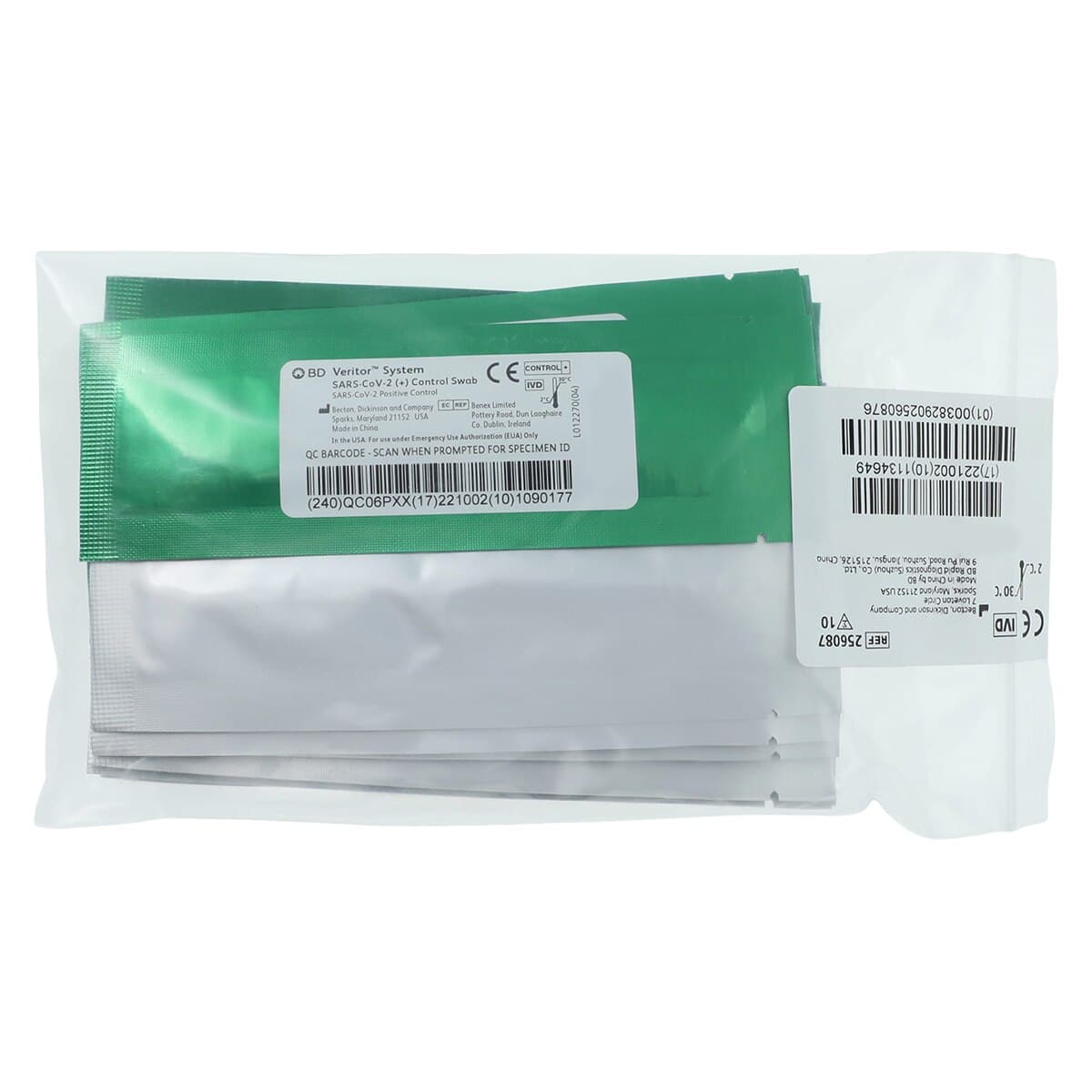 BD Veritor SARS-CoV-2 Positive/Negative Control Swab Set, 10/Box thumbnail 3