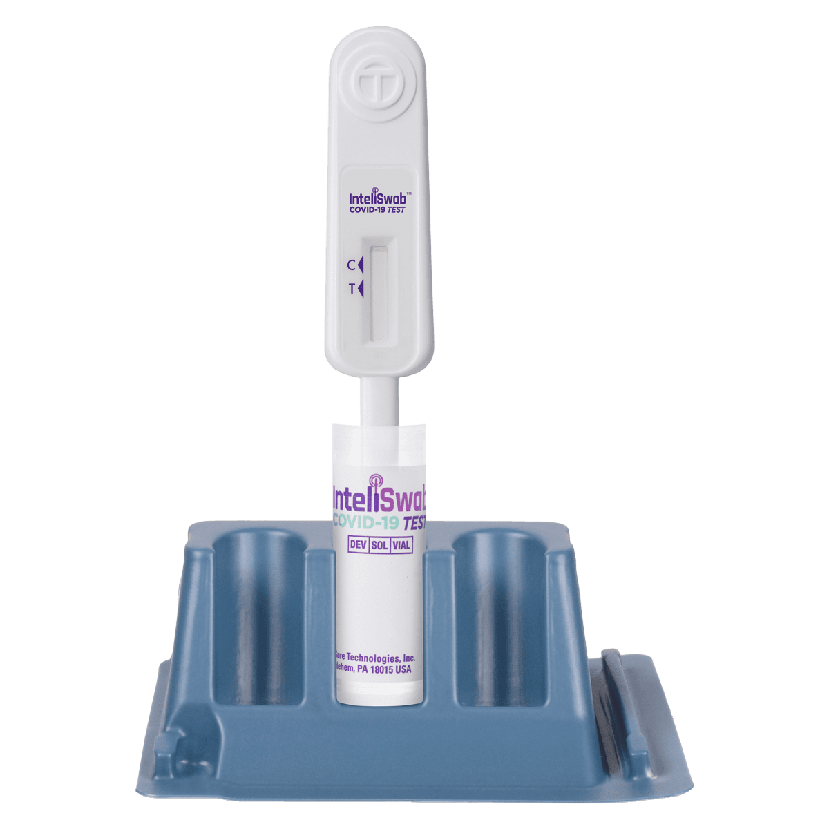 InteliSwab COVID-19 PRO Rapid Antigen Test Kit, CLIA Waived, 25 Tests/Box thumbnail 2