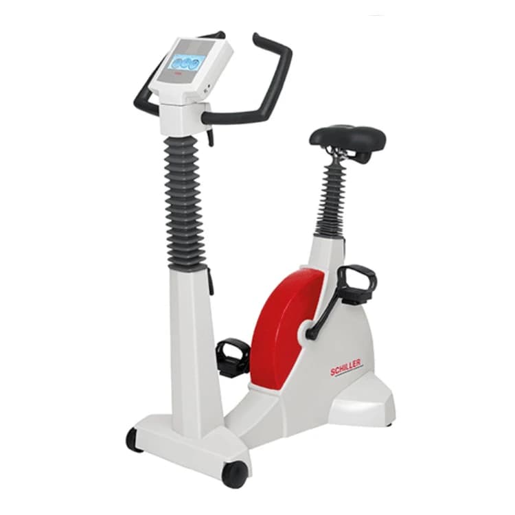 Schiller ERG 911 S+ Stress Test Ergometer, LCD Display, Mobile, 115VAC, Red/White/Black - Ergometer StressTst ERG 911 S+ - Image 1
