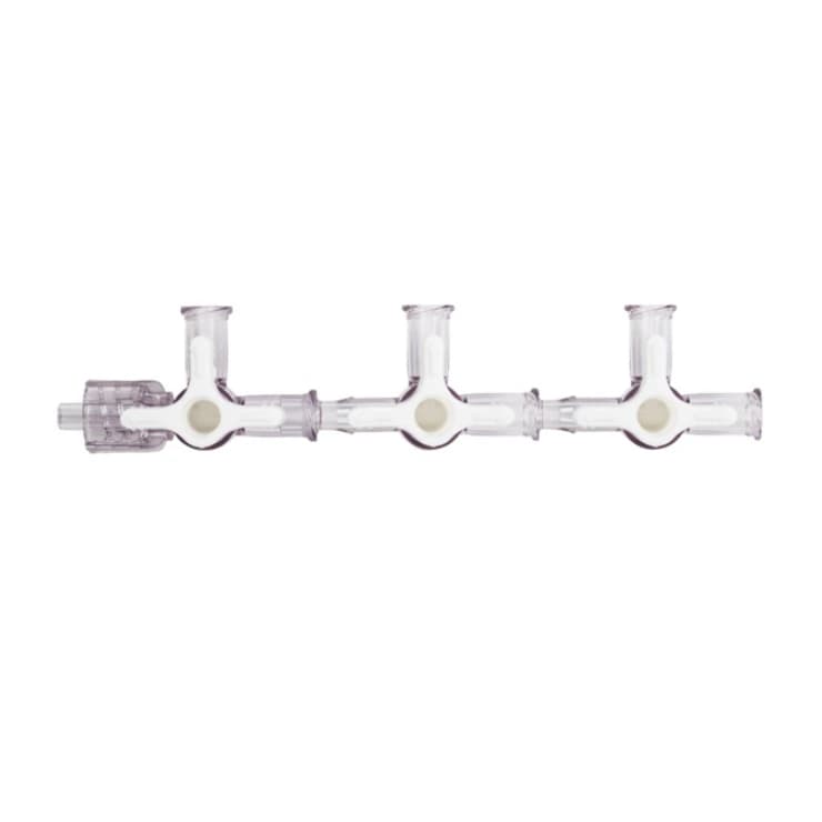 BD Extension Set, 34" Tubing, Spin Male Luer Lock, 4-Way Stopcock, SmartSite Y-Site, DEHP-Free, 50/Case - Extension Set 1 SmtSt Y-Site - Image 1