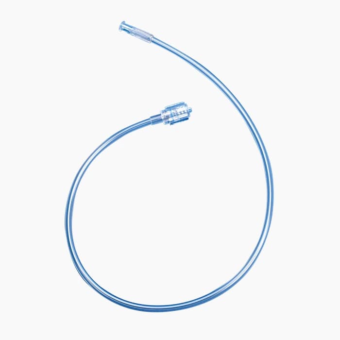 DeRoyal Injector Tubing, High Pressure, Non-Braid, Female to Male Luer Lock, 20", Sterile, 25/Case - Tubing Injector HP F to M LL - Image 1