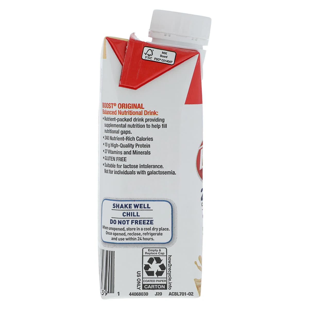 Boost Very Vanilla Nutritional Drink, 8 oz Carton, 24/Case thumbnail 4