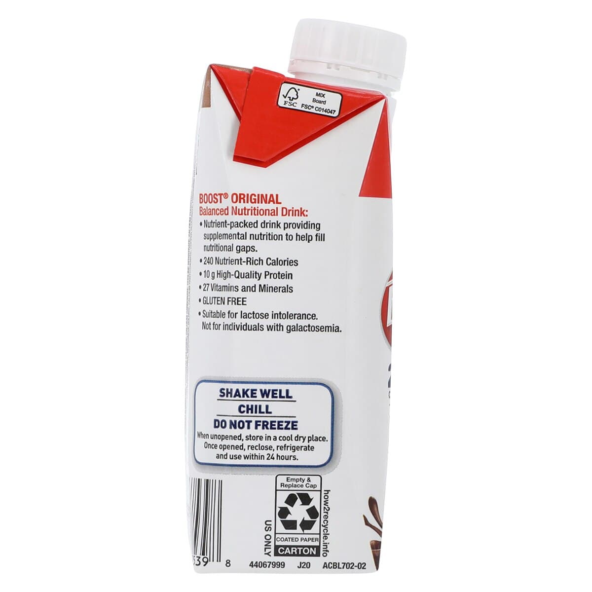 Boost Rich Chocolate Nutritional Drink, 8 oz Cartons, 24/Case thumbnail 2