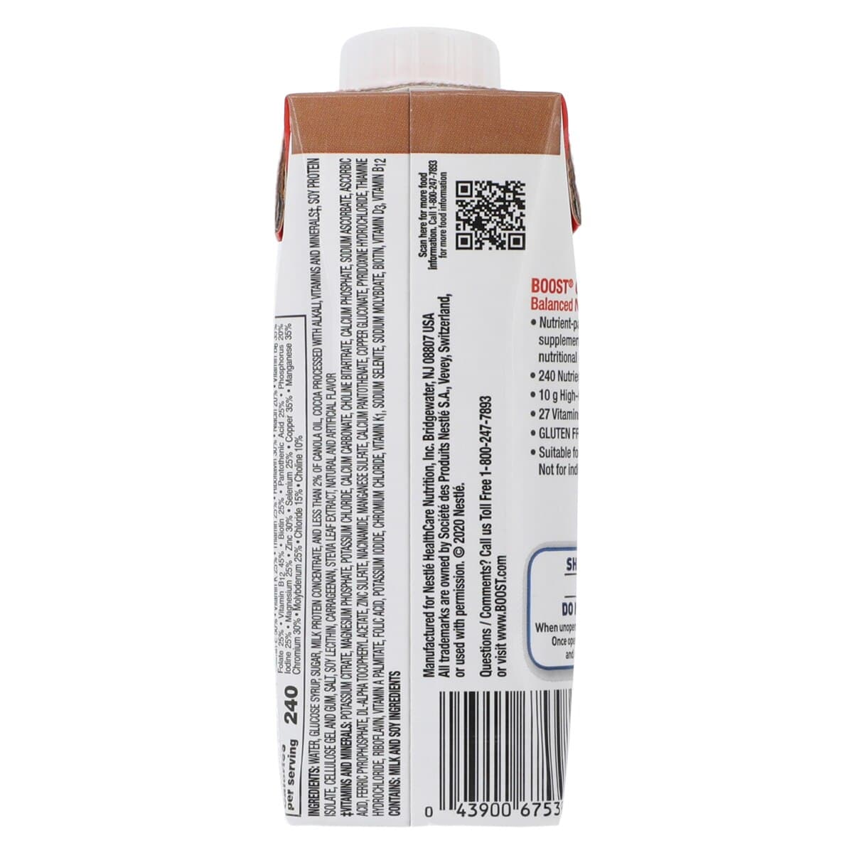 Boost Rich Chocolate Nutritional Drink, 8 oz Cartons, 24/Case thumbnail 4