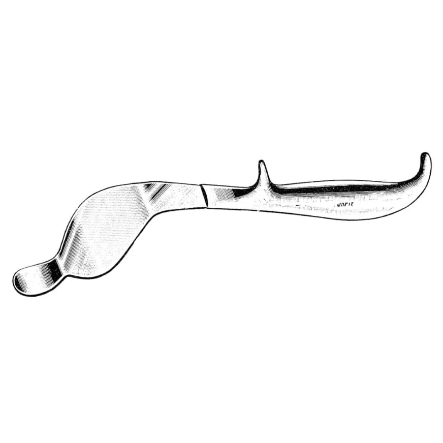 Jarit Bennett Tibia Retractor, 9.75 x 2.5 inches - Retractor Tibia 9.75x2.5" - Image 1