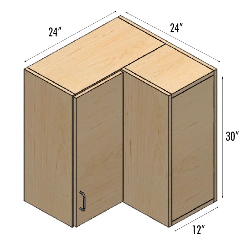 Stor-Edge Base Cabinet L Corner Unit, 1 Door, 1 Adjustable Shelf, Full Extension Drawers - Base Cabinet L Corner Unit Map - Image 1