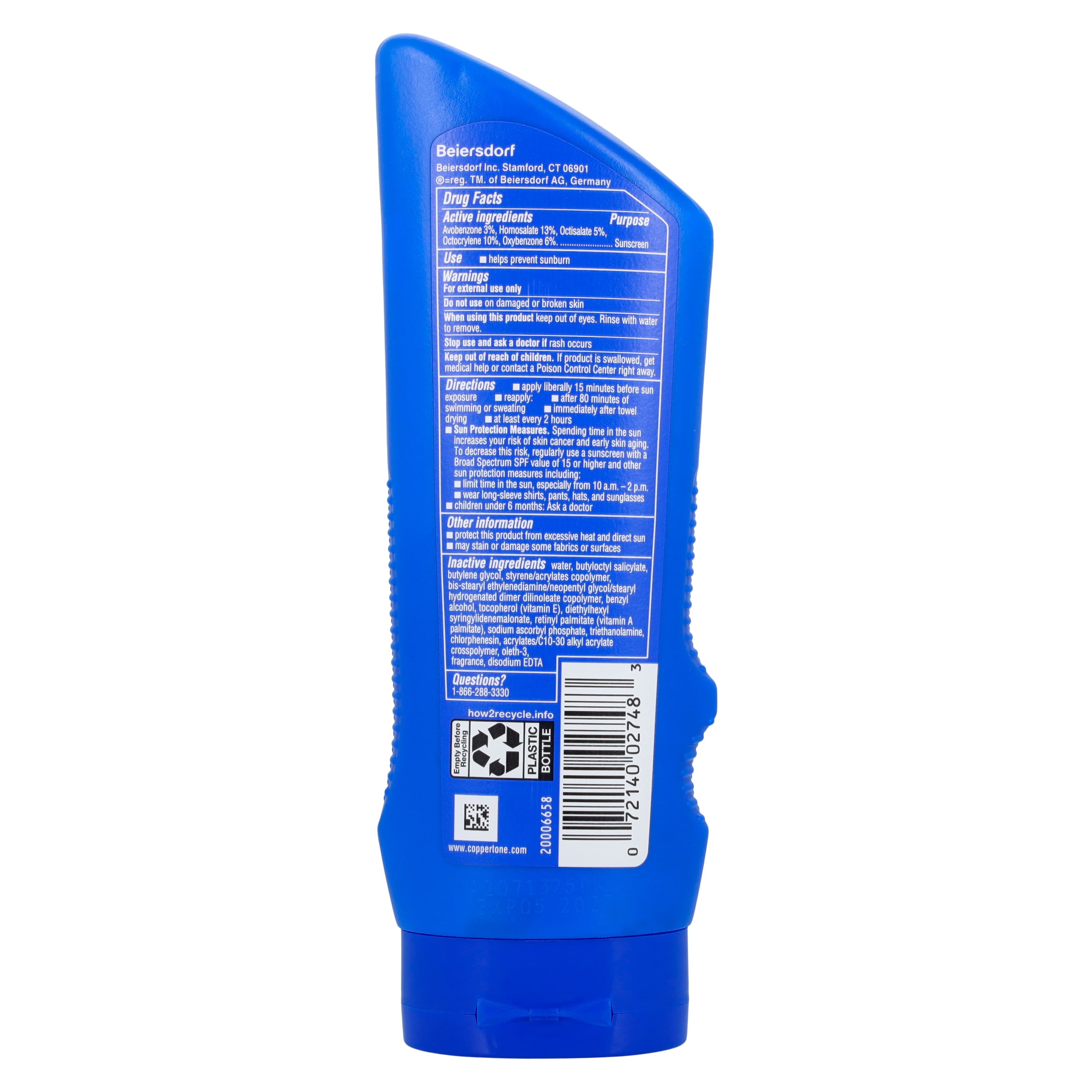 Coppertone Sport Sunscreen Lotion, Fragrance Free, SPF 30, 7 oz Bottle thumbnail 2