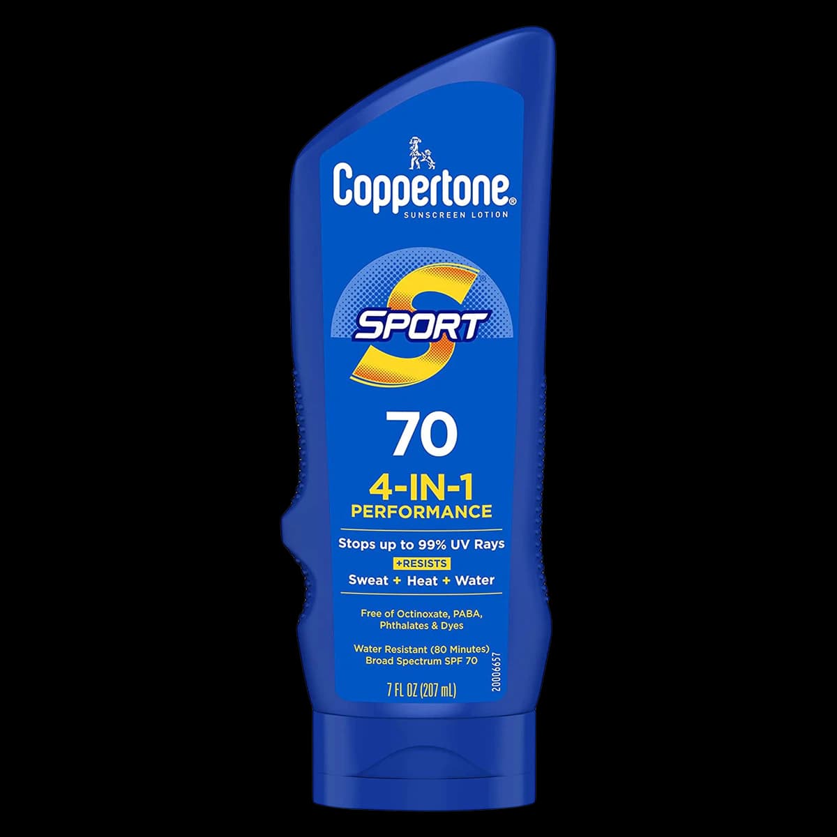 Coppertone Sport Sunscreen Lotion, Fragrance Free, SPF 30, 7 oz Bottle - Lotion Coppertone Sport 7oz - Image 1