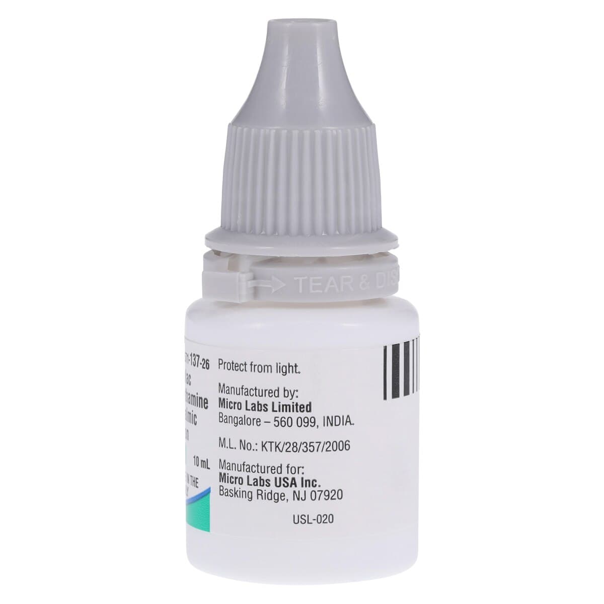 Ketorolac Tromethamine Ophthalmic Solution 0.5%, 10 mL Bottle thumbnail 4