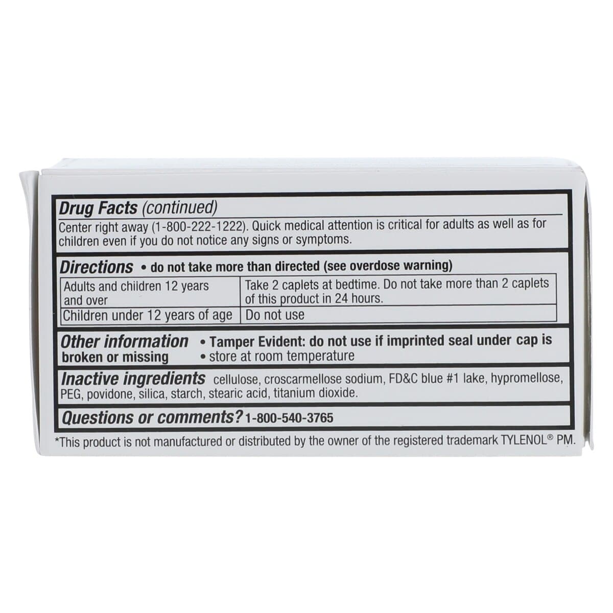 Geri-Care Acetaminophen PM Caplets, 500mg, 50/Bottle thumbnail 4