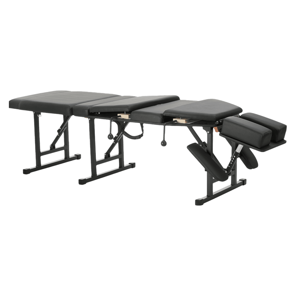 Athletic Edge Basic Pro Portable Chiropractic Table, Black, 400 lb Capacity - Table Chiro Portable Black - Image 1
