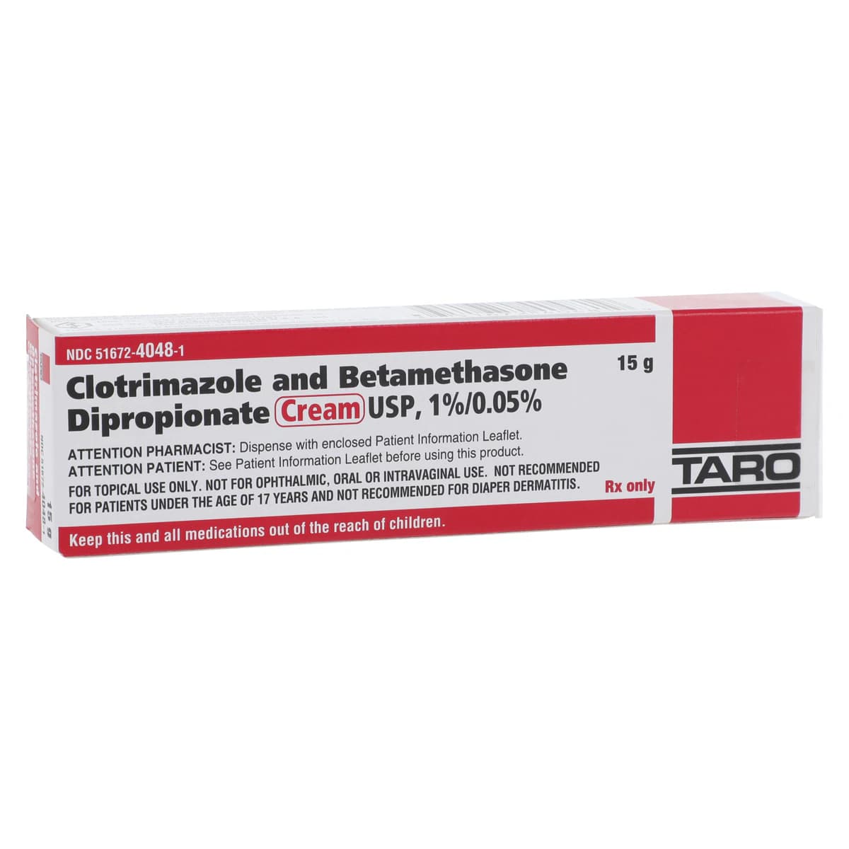 Clotrimazole/Betamethasone Dipropionate Topical Cream 1%/0.05%, 15g Tube - Clotrimazole/Beta Diprop Cream - Image 1