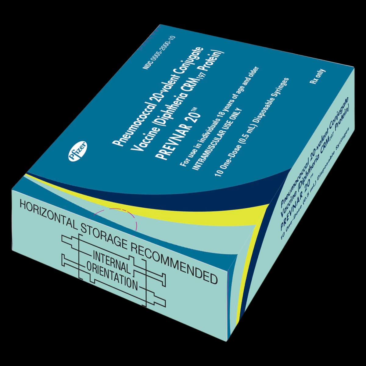 Prevnar 20 Pneumococcal 20-Valent Conjugate Vaccine, 0.5 mL Prefilled Syringe, 10/Box thumbnail 2