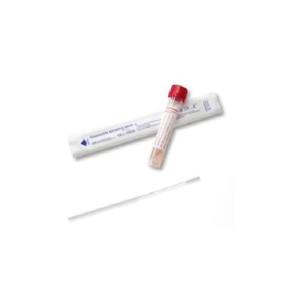 Remel MicroTest M4RT Transport Specimen Collection Tube, 3 mL, Red Cap, 100/Package - MicroTest Specimen Coll/Transp - Image 1
