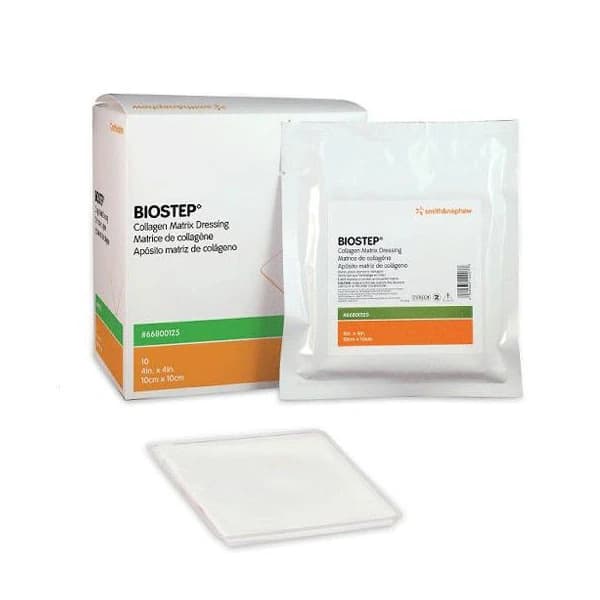 Biostep Collagen Matrix Dressing, 2" x 2" Square - Dressing Collagen Matrix 2x2" - Image 1
