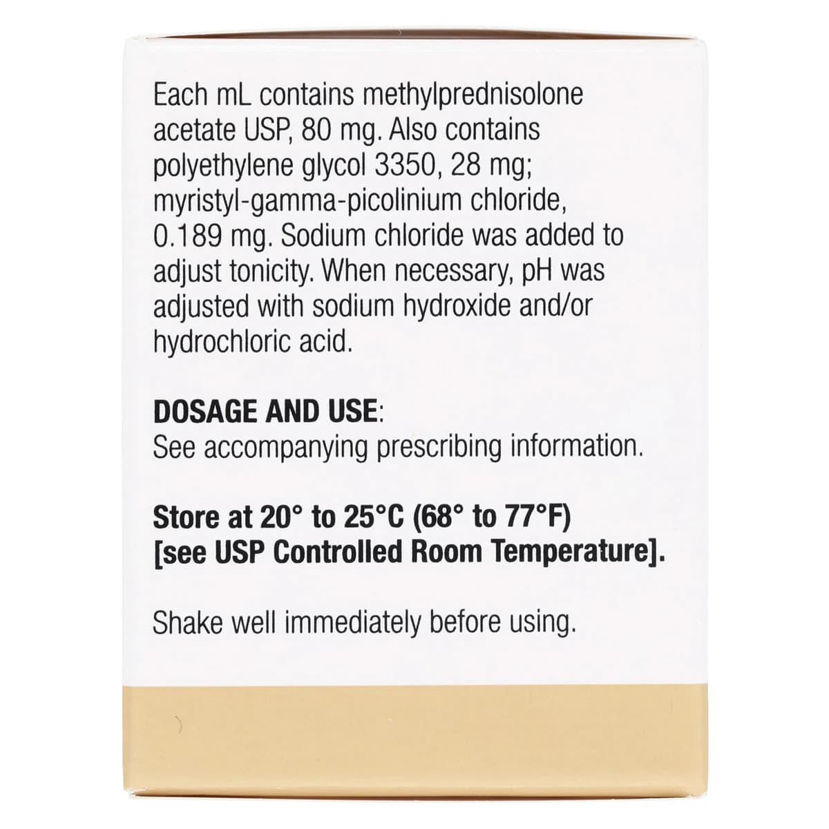 Methylprednisolone Acetate Injection 80mg/mL SDV 1mL, Amneal thumbnail 5
