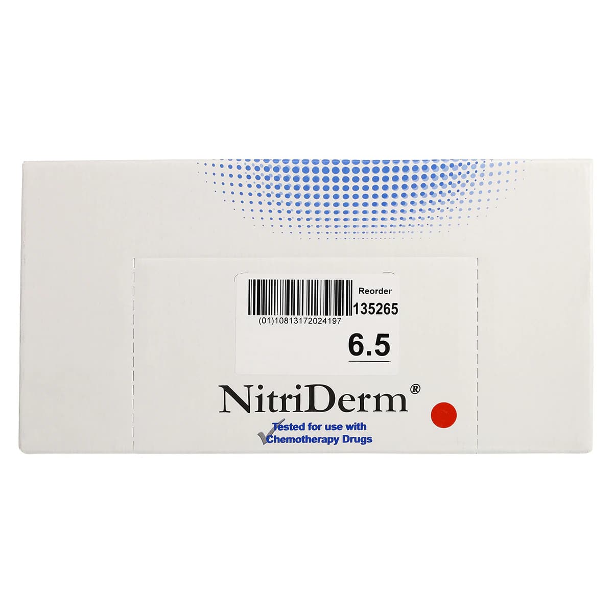 NitriDerm 6.5 Nitrile Powder-Free Textured Surgical Gloves, White, 50 Pairs/Box thumbnail 7