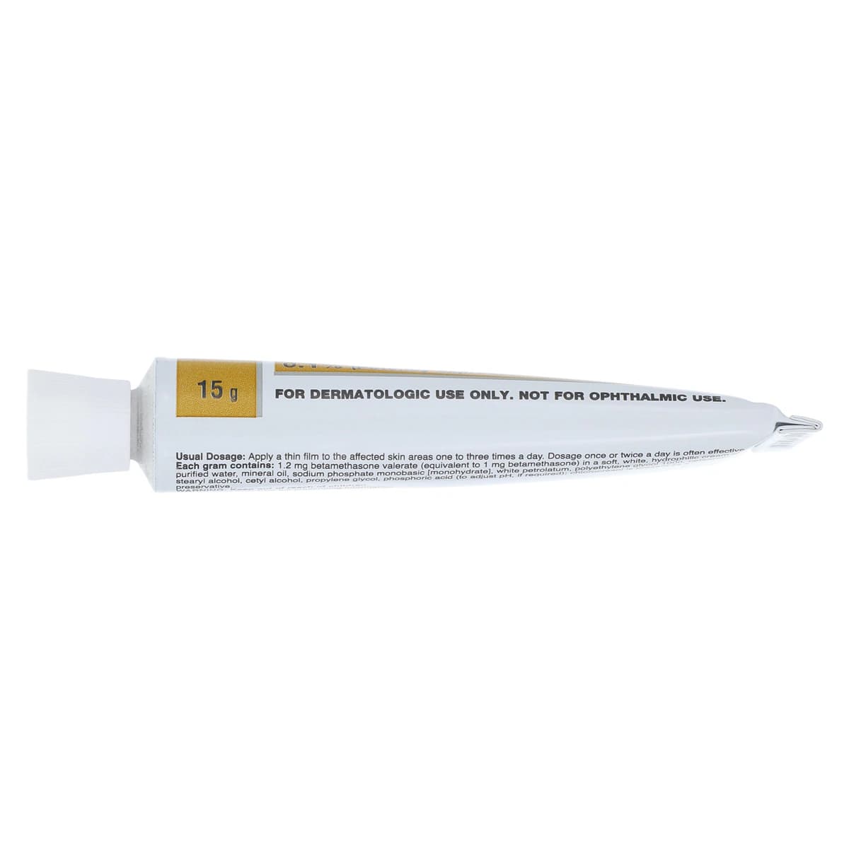 Betamethasone Valerate Cream 0.1%, 15g Tube thumbnail 5